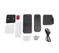Ausla Kit de Sonnette Interphone Sans Fil, Audio Bidirectionnel Portée de 1000 Pieds Interphone Plein Duplex Mains Libres avec 3 Niveaux de Volume 6 Sonneries Rechargeable