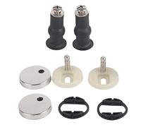 Ausla Kit de Vis de Fixation de Siège de Toilette, Boulon de Charnière 75x45 Mm