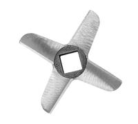 Ausla Lame de Hachoir à Viande Professionnelle en Acier, Conception en Forme de Croix, Cinq Lames Interchangeables pour la Cuisine Maison et la Fabrication de Saucisses (N ° 22)