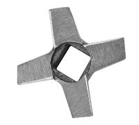 Ausla Lame de Hachoir à Viande Professionnelle en Acier, Conception en Forme de Croix, Cinq Lames Interchangeables pour la Cuisine Maison et la Fabrication de Saucisses (Type 5 (8,3 X 8,3 X,5