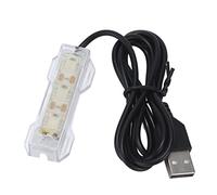 Ausla Lampe Aquariums LED, Aquarium LED Lumière, Éclairage pour Aquarium USB, Rampe LED pour Aquarium Éclairage, pour Les Plantes Aquatiques Paysage(Bleu)
