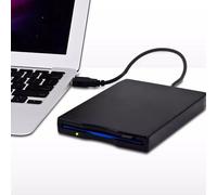 Ausla Lecteur de Disquette USB, Disque Dur Externe Portable pour Disquettes 3,5 Pouces 720 KO 1,44 Mo, avec Forte Résistance aux Interférences, Compatible avec PC Portable de 98 à 8.
