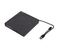 Ausla Lecteur DVD Externe, USB3.0 USB2.0 5Gbps Lecteur Optique Graveur USB C Slim CD DVD ROM Rewriter Writer Reader Portable pour 12.7mm 9.5mm SATA DVD RW Drive