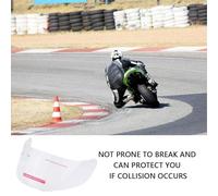Ausla Lentille de Casque, Matériau PC de qualité Supérieure, Fonction Anti-Explosion, Visière de Casque de Moto Transparente pour Les Pilotes AGV K5 K3SV (#1)