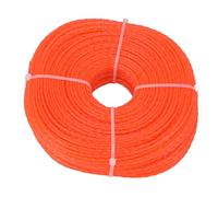 Ausla Ligne de en Nylon de 2,4 Mm, Ligne de d'herbe Orange Robuste, 120 M pour Tondeuses et Robustes