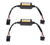 Ausla Lot de 2 Décodeurs de Phares LED H7, Résistants à L'eau, Décodeur D'erreur Canbus Anti-scintillement avec Connecteurs AMP pour les Modèles de Phares H7