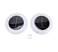 Ausla Lot de 2 Lampes Solaires Flottantes pour Piscine RVB à Couleur Changeante avec Télécommande - Panneau Solaire Monocristallin IP68 - Coque PC pour Piscine, étang, Fêtes de Jardin