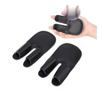 Ausla Lot de 2 Manchons de Protection pour Doigts de Baseball, en Cuir PU, pour L'entraînement au Bâton et les Compétitions, pour Jeunes et adultes.