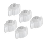 Ausla Lot de 4 Couvre-Boutons de Porte de sécurité pour Enfants, Protecteur Lumineux en Silicone pour la Protection des Bébés avec Prise Confortable et visibilité Nocturne, s'adapte à la Plupart