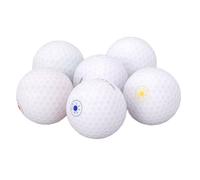 Ausla Lot de 6 Balles de Putting Phosphorescentes à LED, Construction en Caoutchouc, 42,67 Mm, 342 Alvéoles, Batterie de 48 Heures, Activation Facile de la Lumière du Téléphone pour la Pratique du