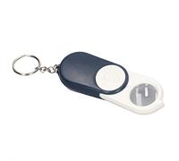 Ausla Loupe de Poche Loupe de Poche en ABS, Lentille Double Couche 10X avec Lumière LED, Mini Visionneuse Pliante pour la Lecture, l'évaluation des Bijoux, Les Sorties sur Le Terrain, Les étudiants