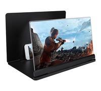 Ausla Loupe d'écran de Téléphone 14 Pouces, Projecteur HD Portable avec Grossissement 3-5X pour Téléphones Mobiles, Expérience de Théâtre Idéale (Black)