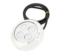 Ausla Lumière Sous-Marine Marine, Matériau PVC, Haute stabilité, 4 Perles LED, Adaptée aux Bateaux et Yachts (BLUE)