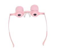 Ausla Lunettes Binoculaires Mains Libres, Lunettes D'opéra Télescope Portables avec Mise au Point Réglable, Optique Claire pour la Pêche, L'observation des Oiseaux (Pink)