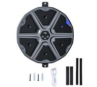 Ausla Machine de Boxe Musicale Intelligente, Entraîneur de Frappe Mural en PU ABS avec Affichage LED, 9 Modes de Vitesse, Entraînement de Réaction au Rythme 45 X 45 Cm pour Adultes de Gymnastique à