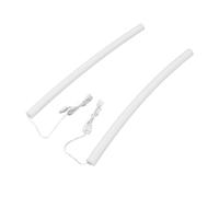 Ausla Manchon de Tube de Refroidissement par Eau ARGB, Couvercle en Silicone avec éclairage Doux Panoramique à 360 Degrés, 2 Pièces 390 Mm pour Boîtier PC et Cartes Mères ARGB