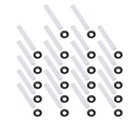Ausla Manchons de Charnière Silencieux pour Porte de Garage, Manchons à Rouleaux d'arbre en Métal pour Diamètre Intérieur de 11 Mm, Empêche les Grincements pour les Portes de Garage et les
