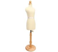Ausla Mannequin Féminin Réglable en Forme de Robe avec Toile de Hêtre et Forme de Couture Réglable en Hauteur en Acier Inoxydable pour la Fabrication de Patrons, Présentoir de Montage pour Tailleurs