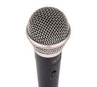 Ausla Microphone Dynamique Microphone Vocal Filaire avec Câble de Construction en Plastique 40 Hz à 18 KHz Réduction du Bruit Sonore Clair pour les Conférences de Chant karaoké Divertissement Familial