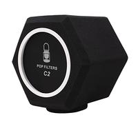 Ausla Microphone Isolement Ball, Mousse de Polyuréthane, Conception de Double Couche à 5 étanches à 5 Côtés pour les Microphones Dynamiques, Idéal pour l'enregistrement et le Podcasting