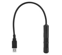 Ausla Microphone USB pour PC avec Suppression du Bruit à 360 Degrés, Micro USB Plug and Play pour Conférence d'enregistrement de Jeu, Haute sensibilité 47 DB ± 4 DB, Distance Effective de 2 M (M-588)