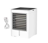 Ausla Mini Climatiseur Portable USB, Rafraîchisseur D’air évaporatif à 3 Vitesses avec Commande Tactile, pour Chambre, Tente, Chambre à Coucher, Voiture, Camping-car et Camping