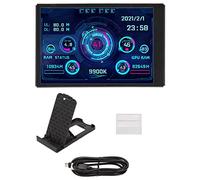 Ausla Mini écran IPS USB Moniteur de Température de L'ordinateur Surveillance des Données en Temps Réel Protection Oculaire Facile à Utiliser Multifonction pour la Surveillance de la