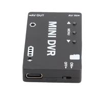 Ausla Mini Module DVR FPV en Alliage d'aluminium Enregistreur Audio RC 720P Entrée AVI CVBS Batterie 400 MAh Intégrée NTSC PAL Commutable pour Les Utilisateurs de Drones FPV et de Modèles de