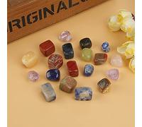 Ausla Mini Pierres de Cristal de Quartz à Pointe de 100 G, éclats de Roche de Couleurs Mélangées, Pierres de Guérison Assorties pour l'équilibrage des Chakras, la Méditation, la Décoration de la