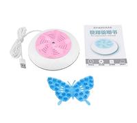 Ausla Mini Washing Machine Portable Ultrasonic Washer Turbine Cleaner Compact Lightweight 5.1 Pouces 320g USB Power for Travel Baby Laundry with Auto Reverse Sile Create (Rose)