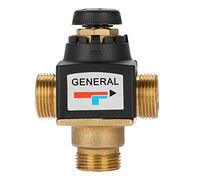 Ausla Mitigeur Thermostatique, Construction en Laiton, Dispositif Anti-brûlure, Contrôle de la Température pour les Systèmes de Chauffage de l'eau