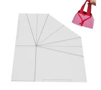 Ausla Modèle de Couture Pliable Bricolage pour Sac à Main Panier Alimentaire (12 pouces)