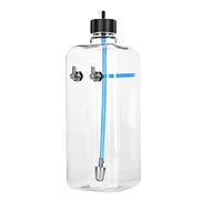 Ausla Modèle de Télécommande de Carburant RC, Plastique Transparent, Capuchon Métallique CNC, Conception Anti-Fuite, pour Avions RC 15-200CC (1000 ML (pour Les Avions de 85 à 120 CC))