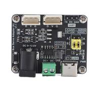 Ausla Module de Commande PCB UART de Carte de Servomoteur de Bus Série, Pilote jusqu'à 253 Servos de la Série St SC, Entrée 9 à 12,6 V, Compact 42 X 33 Mm pour Les Projets Robotiques RPi