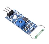 Ausla Module de Commutation Magnétique à Capteur Reed, Normalement avec Sortie Numérique, Comparateur LM393 pour Kits de Bricolage, Parfait pour les Machines à Laver, les Photocopieuses et Plus