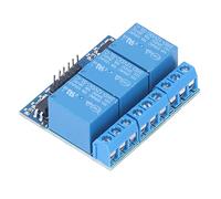 Ausla Module de Relais à 3 Canaux, Carte de Relais Optocoupleur isolé, Déclencheur de Niveau Haut et Bas, AC 0 à DC 0 à 30 V, 0 à 7 A, pour le Contrôle MCU, l'apprentissage Industriel de la