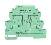 Ausla Module de Relais, Relais PLC Isolant Optocoupler, PLC Ultra Mince avec Module de Installation de Rail DIN Pratique, Isolement à Entrée/Sortie élevée et Petite Largeur pour