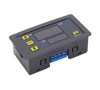 Ausla Module de Relais temporisé, Commutateur de Retard Réglable avec Grand écran et Mode Veille Intelligent pour les Applications de Contrôle Industriel et de Synchronisation (DC12V)