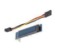Ausla Module d'écran d'affichage 0,91 Pouces, Module 'Affichage PCB I2C 128x32 pour 4B, Angle de Complet, Faible Puissance, luminosité Réglable pour Les Projets électroniques de Bricolage
