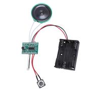 Ausla Module D'enregistrement Vocal Musical, Module de Lecture Sonore Enregistrable 240s avec Haut-Parleur activé par Lumière pour Carte de Vœux, Bricolages de Noël DIY