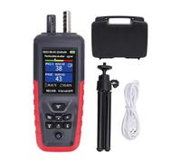 Ausla Moniteur de qualité de L'air Portable, écran LCD TFT 3,2 Pouces, Compteur de Particules de Poussière 0,3μm à 10μm, Mesureur de Pollution PM 2,5 0-1000μg/m³ pour Bureau à Domicile