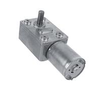 Ausla Moteur d'entraînement électrique, Moteur à Engrenage à Vis sans Fin Réversible à Couple élevé DC 12 V avec Vitesse de 5 TR/Min pour Ouvre-Portes et Mini Treuils (40RPM)