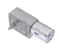 Ausla Moteur d'entraînement électrique, Moteur à Engrenage à Vis sans Fin Réversible à Couple élevé DC 12 V avec Vitesse de 5 TR/Min pour Ouvre-Portes et Mini Treuils (20RPM)