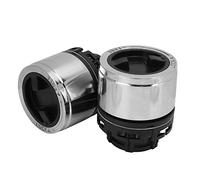 Ausla Moyeux de Verrouillage de l'essieu Avant, Moyeu de Verrouillage Manuel, Remplacement en Métal OE 1500170, Paquet de 2 pour 1998 2000 et Pickup 2001 2008 pour une Utilisation Tout-terrain 4WD