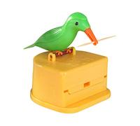 Ausla Oiseau Support pour Cure-Dents Distributeur Presse Créative Intelligent Support pour Cure-Dents Automatique Distributeur De Cure-Dents Birdie Support pour Cure-Dents (B#)