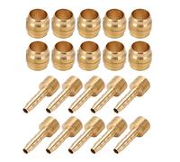 Ausla Olive de Raccord de Flexible de Frein, Lot de 10 Olives en Alliage de Cuivre pour Freins à Disque Hydrauliques de Vélo, Jeu D'Inserts et Aiguilles à Huile pour Magura MT2, MT4,