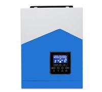 Ausla Onduleur Solaire 2400 W, Chargeur de Batterie à Onde Sinusoïdale Pure, Contrôleur PWM 24 V 220 V, Paramètres LCD, Charge Solaire 50 A, pour Alimentation de Secours du Système Domestique