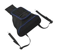 Ausla Organisateur de Console Centrale Sac de Rangement de Console de Siège en Tissu Oxford 1680D avec 3 Poches Fermetures éclair Résistantes à l'eau Support de Sangle à Crochet pour Les Pilotes