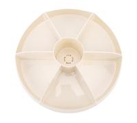 Ausla Organisateur de Porte-pinceaux de Maquillage, Matériau ABS, 7 Compartiments pour vanité et Bureau, pour Le Rangement du Maquillage et des Soins de la Peau