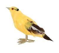 Ausla Ornement d'oiseau à Plumes Artificielles Faites à la Main Décoration de Jardin Réaliste avec des Plumes Vives pour Le Balcon de la Maison ou Le Décor de Jardin